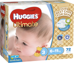 Huggies Ultimate Jumbo 72 Pack $20 @ Big W 