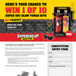 Win 1 of 10 Super Oxy Blow Torch Kits from Supercheap Auto
