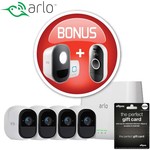 Arlo Pro 2 VMS4430P Wireless 4 Cameras (Bonus Arlo Light & Audio Doorbell) $799 After $200 Cashback Delivered & More @ Wireless1