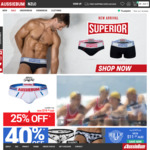 30% off Storewide @ aussieBum.com (No Min. Spend) Men's Underwear, Swimwear & Clothing. Free Shipping on Orders over $40