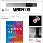 Win 1 of 6 Copies of The Gendered Brain by Gina Rippon Worth $40 from MiNDFOOD
