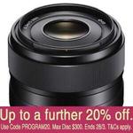 Sony E 35mm F1.8 OSS Lens (SEL35F18) $425.08 Delivered (AU Stock) @ No Frills Camera eBay