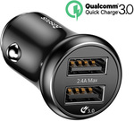 Baseus Quick Charge QC 3.0 Car Charger Dual USB Mobile phone Charger $9.85 Delivered @ eSkybird