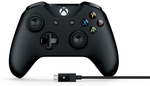 Black Microsoft Xbox One Controller + Cable for Windows $59 + $15 Delivery @ Computer Alliance