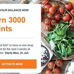 Earn 3000-11000 Points When You Spend $50-$180 or More in One Shop Each Week for 3 Weeks @ Woolworths