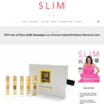 Win 1 of 3 Bellé Botanique 100 Percent Natural Perfume Discovery Sets from Slim Magazine