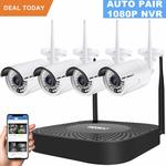 GENBOLT Wireless Security 4 Cameras System (8ch FHD 1080P NVR 960P Waterproof) $269.10 Delivered (10% off) @ Amazon AU