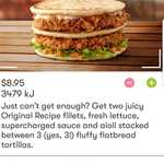 KFC Secret Menu Item - Slida Stacker - $8.95 via KFC App