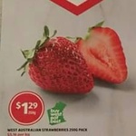 [WA] West Australian Strawberries 250g $1.29 @ ALDI