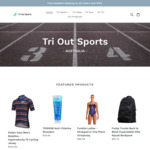 10% off Sitewide (No Minimum Spend) + $7.95 Standard Delivery @ TRI OUT SPORTS