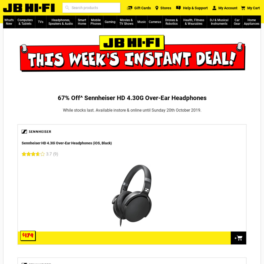 Sennheiser hd best sale 4.30 bt