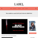 Win a Double in-Season Movie Pass to Black Christmas from Label Magazine