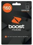 Boost Mobile $150 Prepaid SIM Starter Kit $133.86 Delivered @ Telcobiz eBay