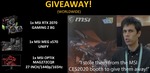 Win an MSI Optix 27" WQHD 165Hz Curved Gaming Monitor & Merchandise or Other Prizes from MSI/PCMR