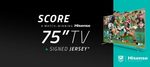 Win a Hisense 75” Series 6 TV & NRL Jersey Worth $3,198 from Hisense