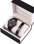 Daniel Klein Men's Leather Strap Watch & Bracelet Set $99 Delivered (Was $199) @ Indygo Sky eBay