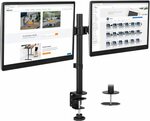 Mount-It! Dual Monitor Mount $33.85 + Shipping ($0 with Prime & $49 Spend) @ Amazon US via AU