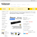 Qualilite D21 1000 Lumen Flashlight for US$15.99 or ~ (A$24) Posted @ Kaidomain