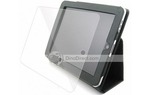 Black Leather Case with Stand and Screen Protector for iPad $12.2 Delivered