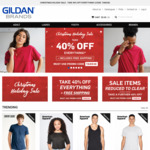 40% off + Free Shipping on Everything (Including Sale) T-Shirts, Tanks from American Apparel @ Gildan Brands