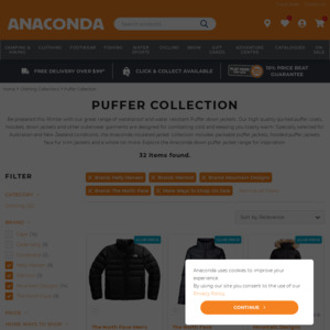 Anaconda puffer sales