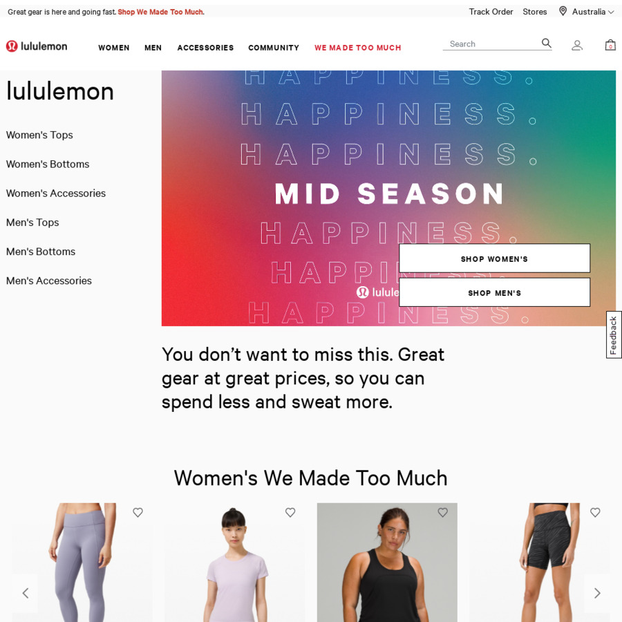 Lululemon Healthcare Worker Discount Australia International