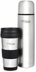[eBay Plus] Thermos Thermocafe Stainless Steel Combo Vacuum Insulated 1L Flask/420ml Tumbler $19 Delivered @ Matchbox eBay