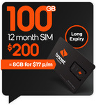 Boost Mobile 365 Days SIM Starter Kits $200 100GB Data for $154.80 Delivered @ Oz Tech Biz