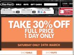 30% off Full Priced Items at Jay Jays - Til Sun 25th March!