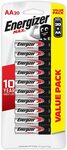 Energizer AA Batteries, MAX Alkaline, 20 Pack $12.19 ($10.97 S&S) + Delivery ($0 with Prime/ $39 Spend) @ Amazon AU