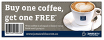 Jamaica Blue - Buy One Coffee Get One Free (until 31/05/12)