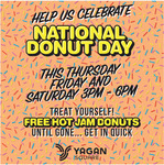 [WA] Free Hot Jam Donut 2-4 June 3-6PM @ Yagan Square