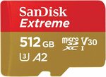 [Prime] SanDisk Extreme microSDXC 512GB $89 Delivered @ Amazon AU