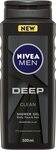 Nivea Men Deep Clean 3 in 1 Body, Face & Hair Wash 500ml $3.60 (S&S $3.24) + Delivery ($0 with Prime/ $39 Spend) @ Amazon AU