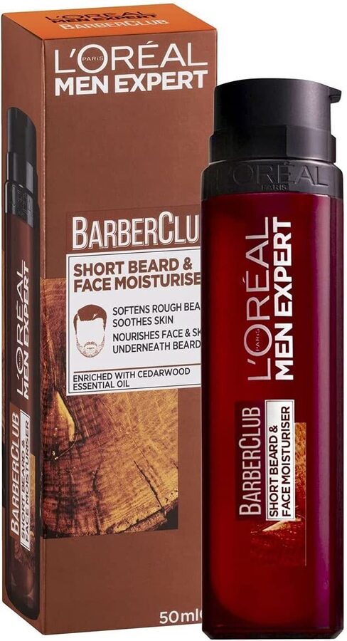 L'oréal Paris Men Expert Barberclub Short Beard & Face Moisturiser 50ml 