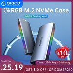 ORICO M2R2-G2 RGB M.2 NVMe to USB-C 10Gbps SSD Enclosure US$23.23 (~A$33.68) Delivered @ Orico Official AliExpress