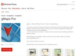 gMaps Pro FREE for Windows Phone 7 (Was $2.49)
