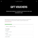 [VIC] 20% Bonus Value Voucher When Purchasing a LUCAS Restaurant Group Voucher (inc Chin Chin) over $100 @ LUCAS Online