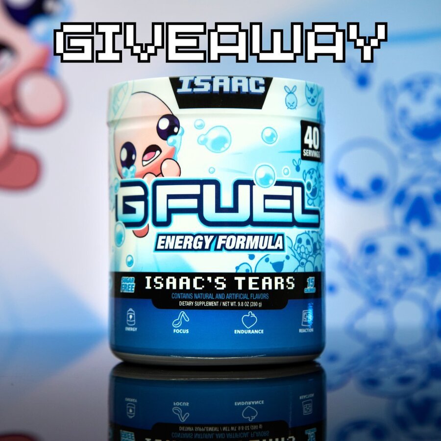 Win 1 Of 2 Isaac S Tears GFUEL Tubs From GFUEL OzBargain Competitions   769067x 