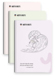 25% off Pack of 3 Premium Notebooks (120 Pages) $18.74 + $5 Delivery @ Worthynote