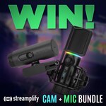 Win a Streamplify 60 FPS CAM, a Cardioid Microphone & Your Choice of Mounting Arm/Tripod from PC Case Gear