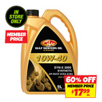 Gulf Western SYN-X 3000 10W-40 Engine Oil 5L $17.99 (Limit 2 Per Customer, Free Membership Required) @ Autobarn (in-Store Only)