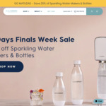 20% off Sodastream Machines and Bottles + $12.50 Delivery ($0 with $75 Pre-Discount Order) @ SodaStream