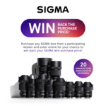Win 1 of 20 Cashback Prizes from Sigma