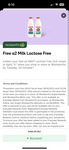Free a2 Milk Lactose-Free 1L (Full Cream or Light) @ Woolworths via Everyday Rewards (Activation Required, In-store Only)
