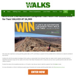Win a Life's an Adventure Larapinta Trail Pack-Free Guided Walk for 2 Worth $6,900 from Great Walks [Excludes Flights]