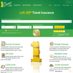 10% Off Travel Insurance with 1Cover