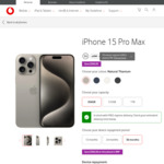 iPhone 15/Plus/Pro/Max $350 off with a 24 or 36 Months Postpaid Purchase Plan @ Vodafone