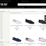 15% off Selected Footware @ The Hut