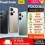 POCO F6 8GB/256GB US$306.87 (~A$463.20), 12GB/512GB US$339.90 (~A$513.06) Delivered @ POCO Official Store AliExpress